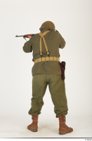  U.S.Army uniform World War II. - Technical Corporal - poses american soldier standing uniform whole body 0021.jpg